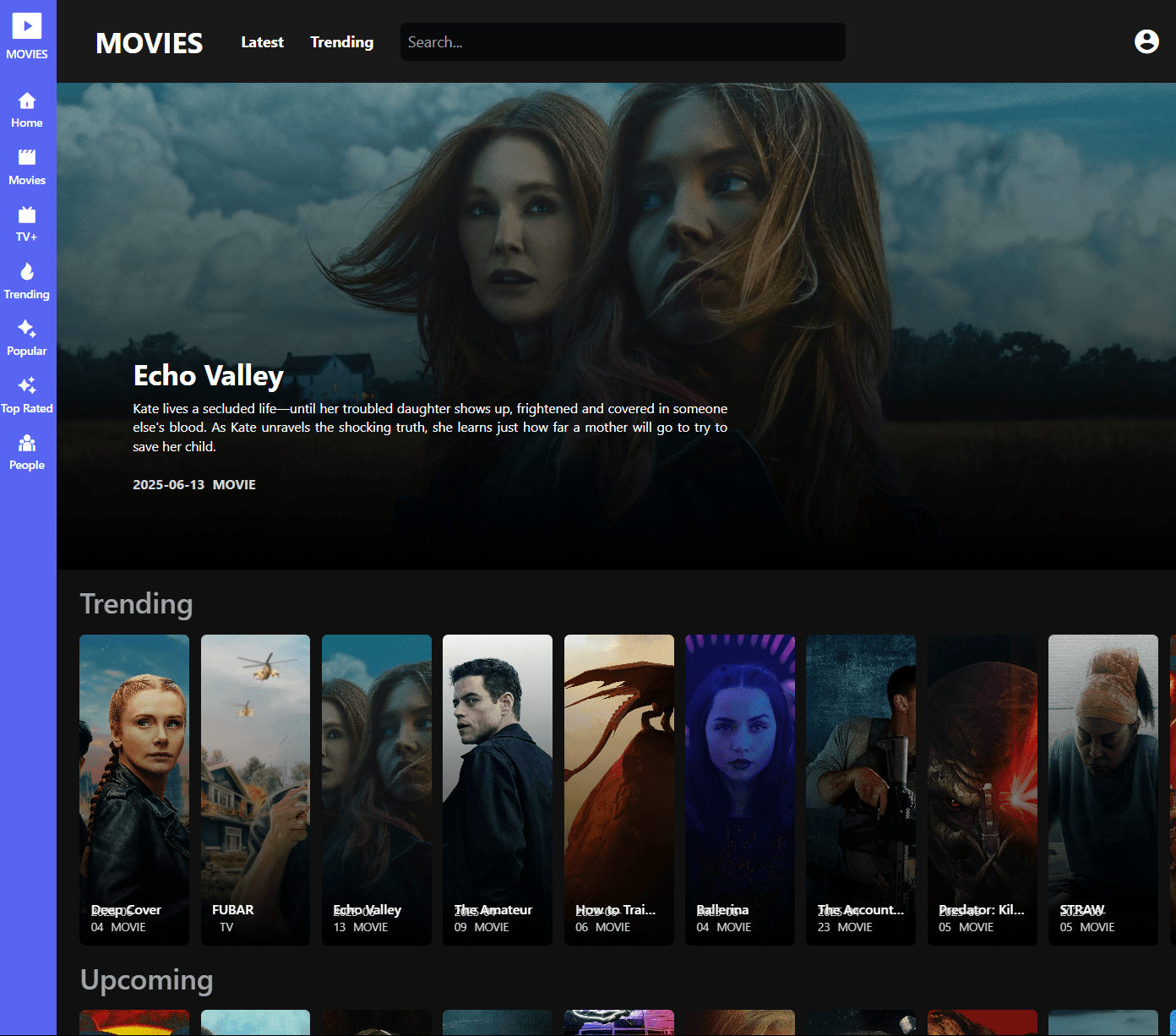MovieApp screenshot