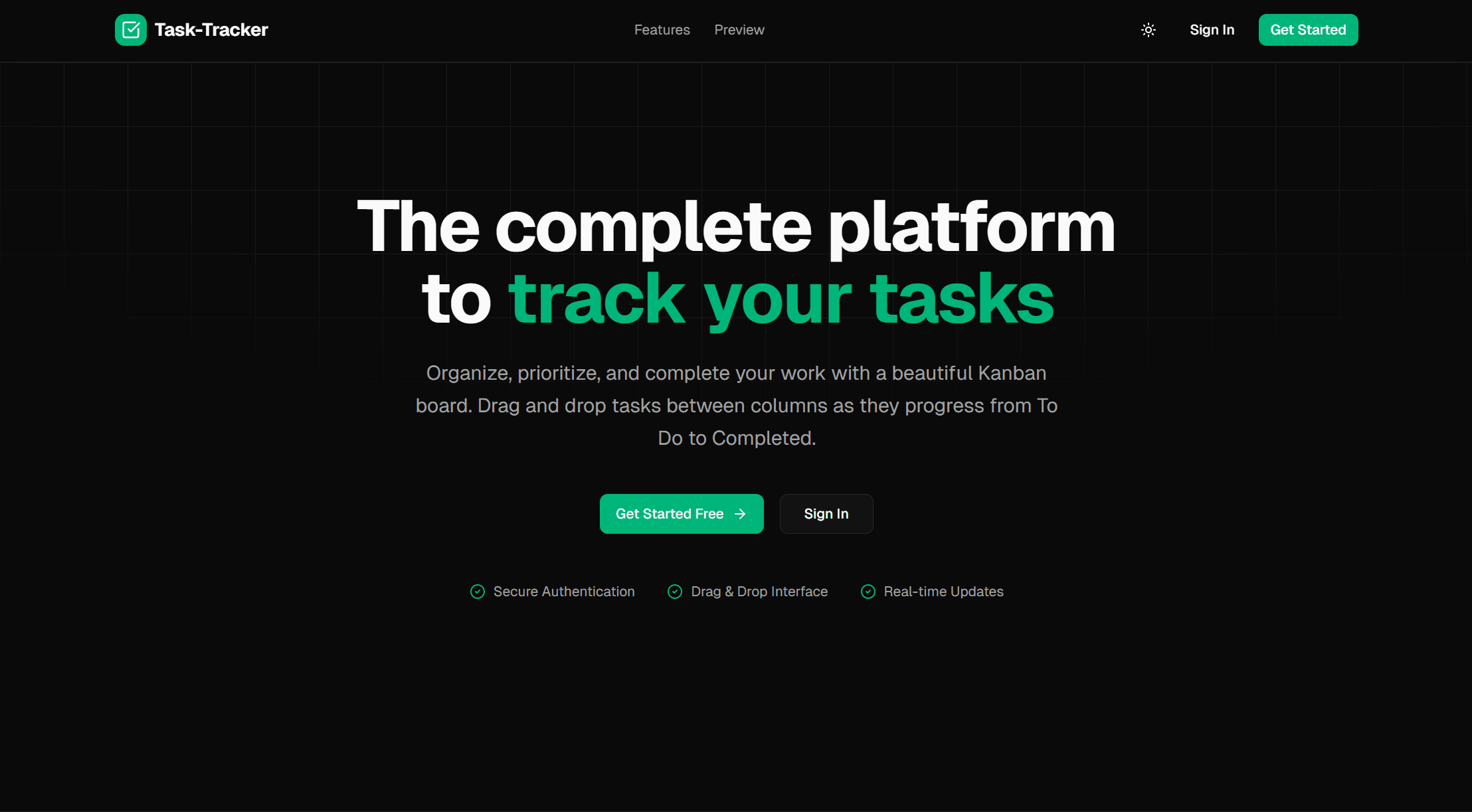Task Track screenshot